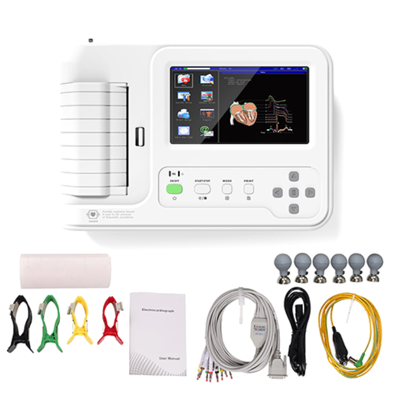 ECG PORTABLE 6 PISTES AVEC INTERPRETATION