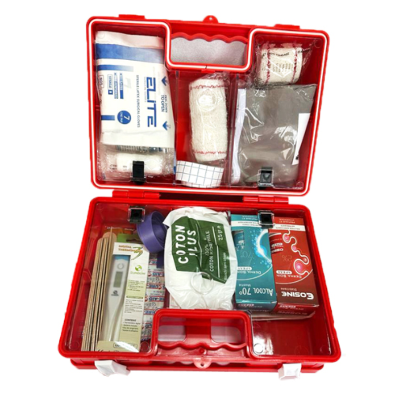 BOITE DE SECOURS EN ABS GARNIE