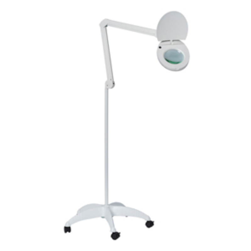 LAMPE LOUPE SUR ROULETTES